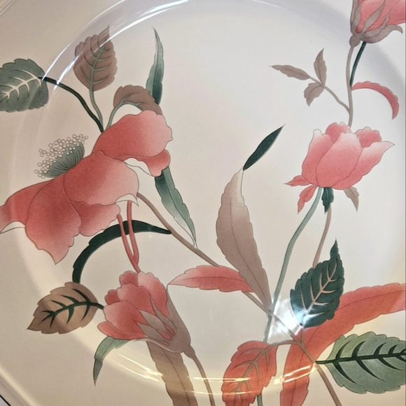 12" Chop Plate "Silk Flowers" by Mikasa. - Picture 2 of 6